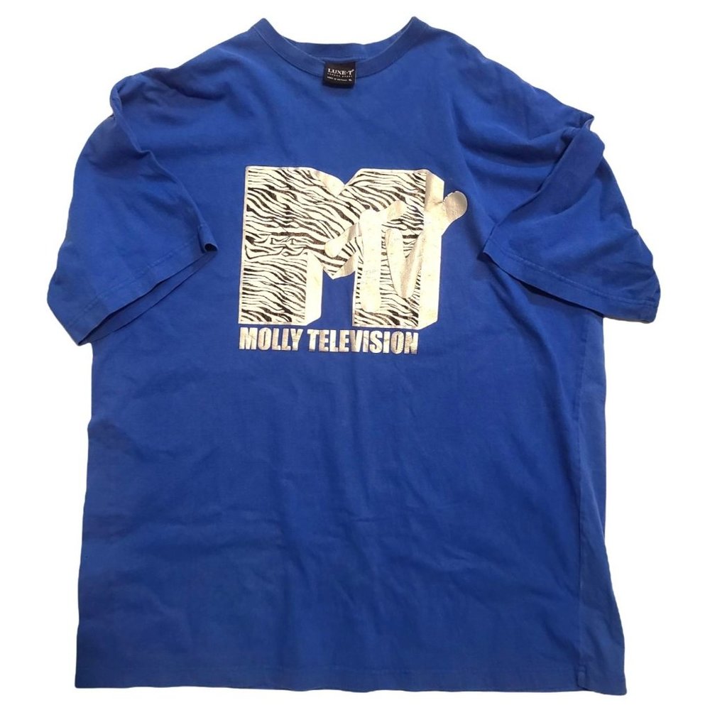 VTG Molly Television Local Crew Band Concert Crew Tee T-Shirt Vintage Mens XL